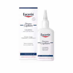 Eucerin DermoCapillaire Calming Urea Scalp Treatment 100ml, Intensive After Shower Leave-In Hair Serum, Psoriasis Scalp Treat ...