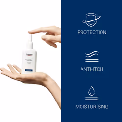 Eucerin DermoCapillaire Calming Urea Scalp Treatment 100ml, Intensive After Shower Leave-In Hair Serum, Psoriasis Scalp Treatment for Itchy, Flaky,