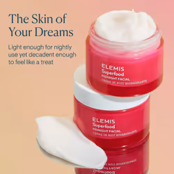 ELEMIS Superfood Midnight Facial Cream & Facial Oil, Nourishing Prebiotic Night Gel Treatment, Moisturising and Hydrating Care with Anti-Oxidant Rich