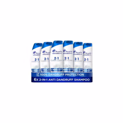 Head & Shoulders Classic Clean Anti-Dandruff 2-in-1 Shampoo, Six-Pack,6 x 250 ml, Clinically Proven Deep Clean, UK number 1 S ...
