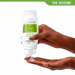 Simple Kind to Skin Refreshing Shower Gel Body Wash with cucumber extracts and pro-vitamin B5 for sensitive skin 6x 450 ml