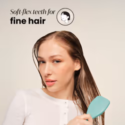 Tangle Teezer | The Fine & Fragile Wet Detangler Hairbrush | Soft Flex Teeth for Less Breakage | Ideal for Thinning Hair, Color-Treated & Sensitive