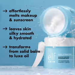 e.l.f. SKIN Holy Hydration! Makeup Melting Cleansing Balm JUMBO, Face Cleanser & Makeup Remover, Infused with Hyaluronic Acid to Hydrate Skin, 100g