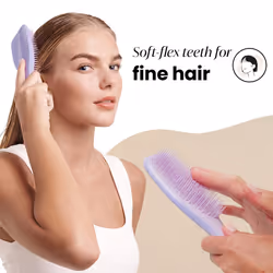 Tangle Teezer | The Fine and Fragile Ultimate Detangler Hairbrush for Wet & Dry Hair | Color Treated, Fine, Fragile Hair | Hypnotic Heather