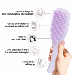 Tangle Teezer | The Fine and Fragile Ultimate Detangler Hairbrush for Wet & Dry Hair | Color Treated, Fine, Fragile Hair | Hypnotic Heather