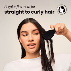 Tangle Teezer | The Mini Ultimate Detangler Hairbrush |Gentle on Wet Hair | Two-Tiered Teeth & Comfortable Handle | Ideal for Kids And Travel |