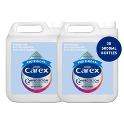 Carex 2 Hour Protection Antibacterial Professional Moisture Hand Wash Refills, Liquid Hand Soap Eco Refill for Homes & Businesses, With Vitamin E,