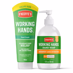 O?Keeffe?s Working Hands Value Tube, 190ml ? Hand Cream for Dry, Cracked Hands & O'Keeffe's Working Hands Orange Scented Hand ...