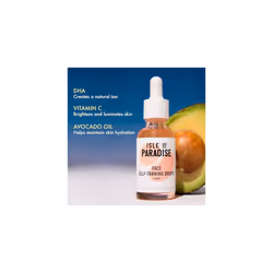 Isle of Paradise Self Tanning Face Drops Light (30 ml) Add Self Tanning Drops to Skin Care Natural Ingredients & Vegan