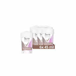 Sure Maximum Protection Confidence Anti-Perspirant Cream Women's Deodorant Stick with 3x stronger* sweat protection for 96 ho ...