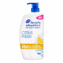 Head & Shoulders Citrus Fresh Anti Dandruff Shampoo For Greasy Hair, 1000ml, Up to 100% Flake Free, Clinically Proven, For An ...