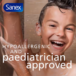 Sanex Expert Skin Health Body & Hair Kids Shower Gel 6 X 450ml Gently Cleanses Delicate Skin 12 Hour Hydration Paediatrician Approved Prebiotic &