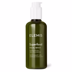 ELEMIS Superfood Face Wash 200ml, Lightweight Daily Nutrient-Rich Deep Gel to Foam Cleanser Balances & Hydrates Sensitive Ski ...