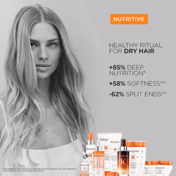 K?rastase Nutritive, Gentle Hydrating Shampoo for Dry Hair, Nourishing Protein Formula with Niacinamide, Moisturises, Softens and Restores Shine, Bain