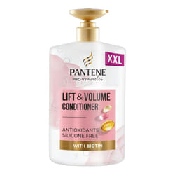Pantene Biotin & Antioxidants Hair Thickening Conditioner, Lift 'n' Volume, 1l, Silicone Free Volume Conditioner (Packaging may vary)