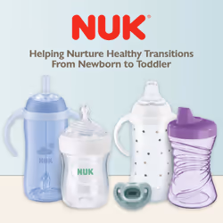 NUK Comfy Orthodontic Pacifiers, 0-6 Months, Timeless Collection, 5 Count (Pack of 1)