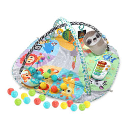 VTech 7-in-1 Touch & Feel Sensory Play Gym | Grow with Baby Developmental Gym | Suitable for Ages 0-24 Months, English Version