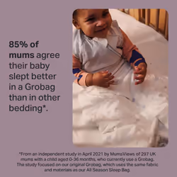 Tommee Tippee All-Season Baby Sleeping Bag, The Original Grobag, Developed with Sleep Scientists, Dual-Tog, Hip-Healthy Design, Soft Cotton-Rich