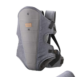 Nuby Newborn Baby Carrier ? Ergonomic Design | Easy Adjustable | Lightweight | Suitable from Birth (Dark Grey)