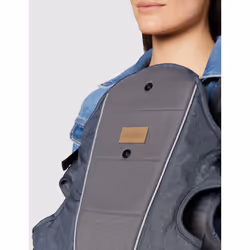Nuby Newborn Baby Carrier ? Ergonomic Design | Easy Adjustable | Lightweight | Suitable from Birth (Dark Grey)