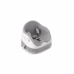 Mamas & Papas Baby Bud Booster Seat for Dining, Detachable Tray, Harness, Adjustable Seat and Non-Slip Feet, Pebble Grey