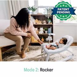 Ingenuity Keep Cozy 3-in-1 Grow with Me Vibrating Baby Bouncer, Seat & Infant to Toddler Rocker, Vibrations & Toy Bar, 0-30 Months Up to 40 lbs