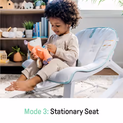 Ingenuity Keep Cozy 3-in-1 Grow with Me Vibrating Baby Bouncer, Seat & Infant to Toddler Rocker, Vibrations & Toy Bar, 0-30 Months Up to 40 lbs