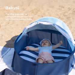 Babymoov Babyni Pop Up Baby Beach Tent | Anti UV tent | Sun Shelter, UPF 50+