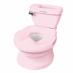 Summer by Ingenuity My Size Potty Pro in Pink, Infant Potty Training Toilet, Lifelike Flushing Sound, for Ages 18 Months, Up  ...
