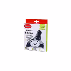 Clippasafe Adjustable Strap Soft and Breathable Anti-Lost Teddy Walking Harness for Toddlers, Babies and Kids - Navy or White