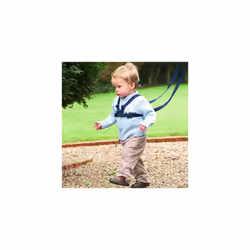 Clippasafe Adjustable Strap Soft and Breathable Anti-Lost Teddy Walking Harness for Toddlers, Babies and Kids - Navy or White