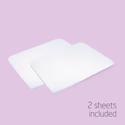 MAXI-COSI - Lot de 2 draps enfant pour Lit/Parc Swift - Blanc - 100% Coton
