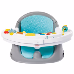 Infantino - Music & Lights 3-in-1 Discovery Growing Baby Booster Seat - Convertible Dining Chair - Adjustable Size - Interact ...