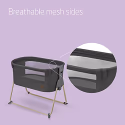 Maxi-Cosi Tori 2-in-1 Co-Sleeper, Bedside Crib, 0 - 6 Months, 0 - 9 kg, Ultra-Compact Fold, Lightweight, 5 Height Positions, Portable Co-Sleeper with