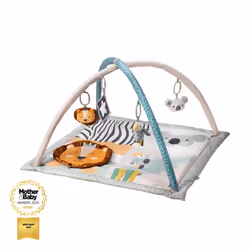 Nuby Animal Adventures Baby Play Mat ? Toy Activity Gym with Sensory Toys and Padded Base for Tummy Time, One Size