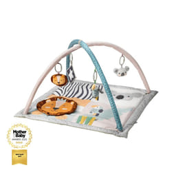 Nuby Animal Adventures Baby Play Mat ? Toy Activity Gym with Sensory Toys and Padded Base for Tummy Time, One Size