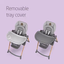 Maxi-Cosi Minla Evolutive Highchair, 0?14 Years, up to 60 kg, Baby High Chair, 9 Height Positions, 5 Recline Positions, 4 Tray Positions, Compact
