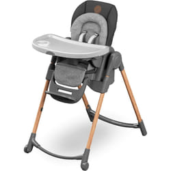 Maxi-Cosi Minla Evolutive Highchair, 0?14 Years, up to 60 kg, Baby High Chair, 9 Height Options, 5 Recline and 4 Tray Positions, Compact Fold,