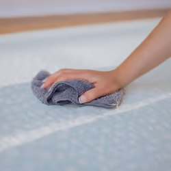 Nuby Foldable Reversible Play Mat - Easy Clean | Reversible | Waterproof | Suitable from Birth (Ocean Friends)