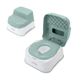 Ingenuity, Prepare to Potty 3-in-1 System - Potty, Topper, Step Stool, Easy Setup, for Ages 18 Months+