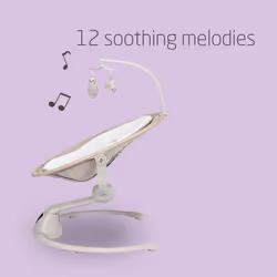 Maxi-Cosi Cassia Electric Baby Swing Chair, 0?6 Months, max 9kg, Baby Rocker, 12 melodies, 360? Seat Rotation, Automatic Motion Detection, 5 Swinging
