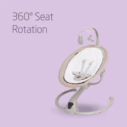 Maxi-Cosi Cassia Electric Baby Swing Chair, 0?6 Months, max 9kg, Baby Rocker, 12 melodies, 360? Seat Rotation, Automatic Motion Detection, 5 Swinging