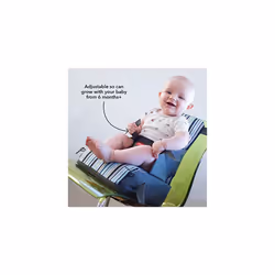 Nuby Travel Booster Seat, Folds Into A Handy Bag