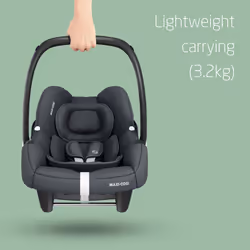 Maxi-Cosi CabrioFix i-Size, Baby Car Seat, 0?12 Months, Max. 12kg, Lightweight Car Seat Newborn (3.2kg), Large Sun Canopy, Extra Padded Seat, Fits