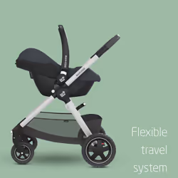 Maxi-Cosi CabrioFix i-Size, Baby Car Seat, 0?12 Months, Max. 12kg, Lightweight Car Seat Newborn (3.2kg), Large Sun Canopy, Extra Padded Seat, Fits