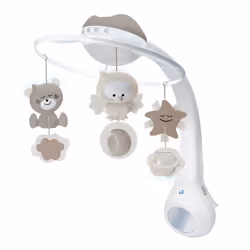 INFANTINO 3 in 1 Projector Musical Mobile - Convertible mobile, table and cot light and projector, with wake up mode to simul ...