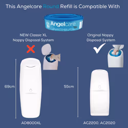 Angelcare Refill Cassettes - Pack of 12, AC1112