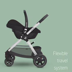 Maxi-Cosi CabrioFix i-Size, Baby Car Seat, 0?12 Months, Max. 12kg, Lightweight Car Seat Newborn (3.2kg), Large Sun Canopy, Extra Padded Seat, Fits