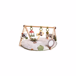 Tiny Love Luxe Developmental Gymini, Stylish Wooden Baby Play Gym with Music, 0+ Months, Baby Play Mat, 20 Activities, Musica ...