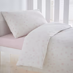 Silentnight Safe Nights Cot Bed Duvet Cover Set ? 100% Cotton Toddler Child Quilt Duvet Cover and Pillowcase Set ? Super Soft ...